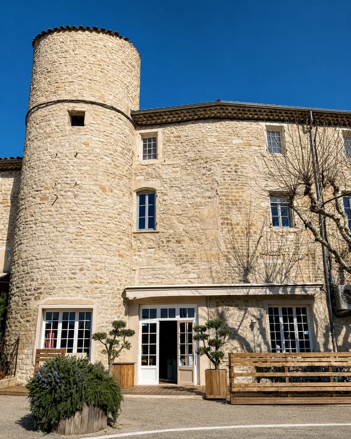 Restaurant Chez Nous dans les remparts de Taulignan en Drôme Provençale